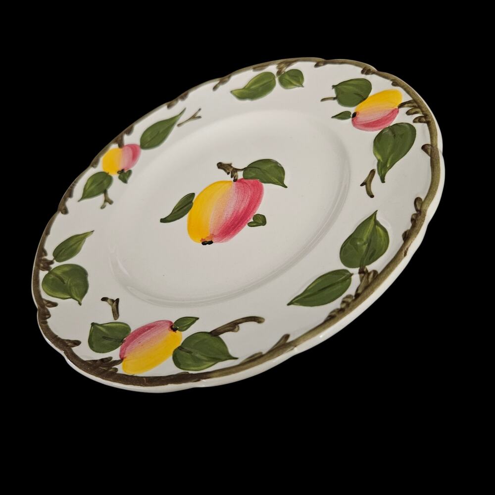 Villeroy & Boch The Delicious Apple Salad Plates Set of 4 Hand Painted France